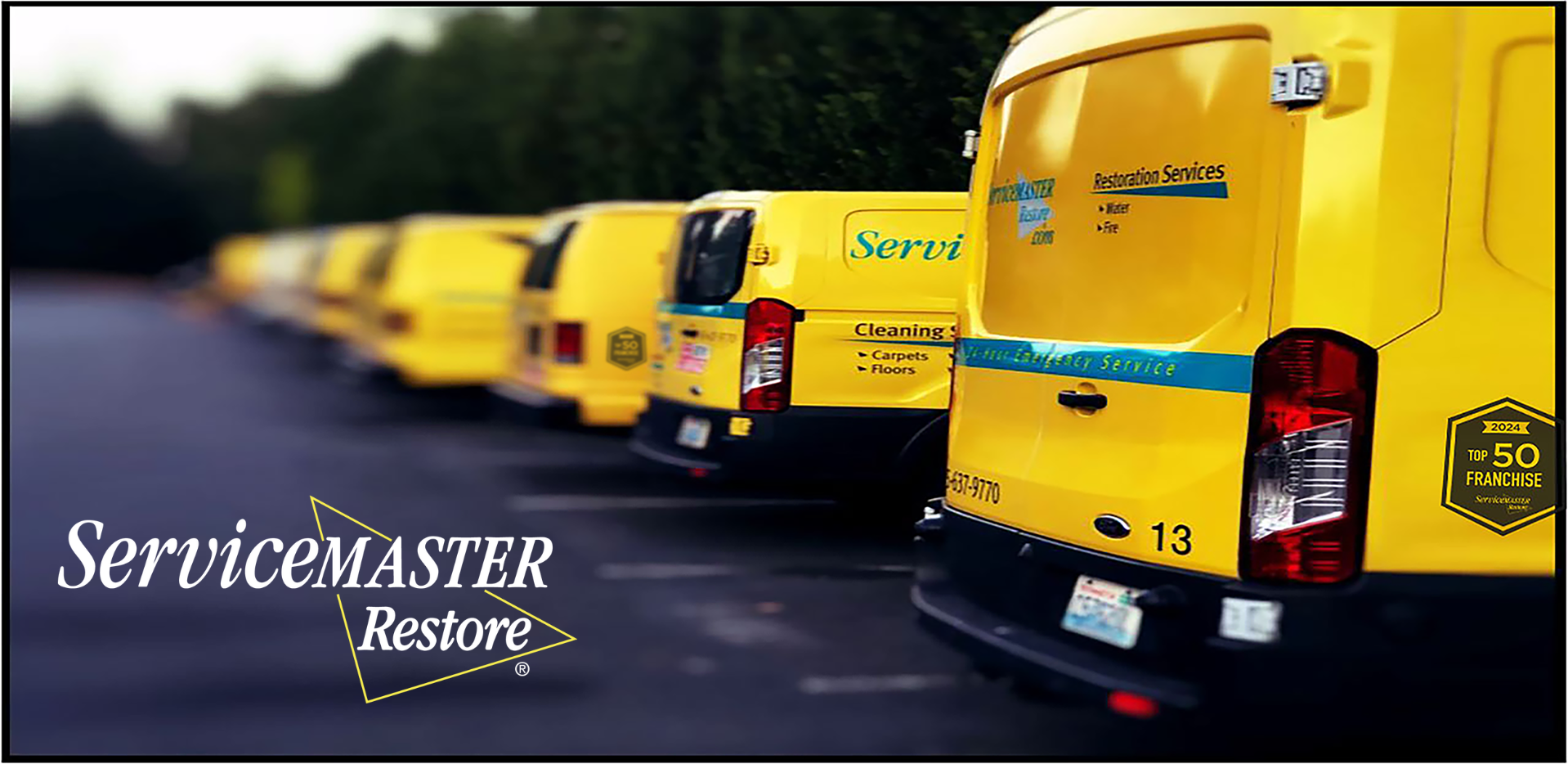 ServiceMaster Restoration By Simons fleet vehicles