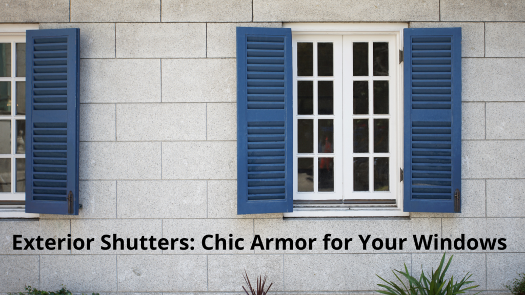 Exterior Shutters: Chic Armor for Your Windows - Defend Your Windows Against Rain and Bad Weather-Windows and Water Damage-Water Damage Restoration-Cook County IL-Lake County IL, DuPage County IL-ServiceMaster Restoration By Simons